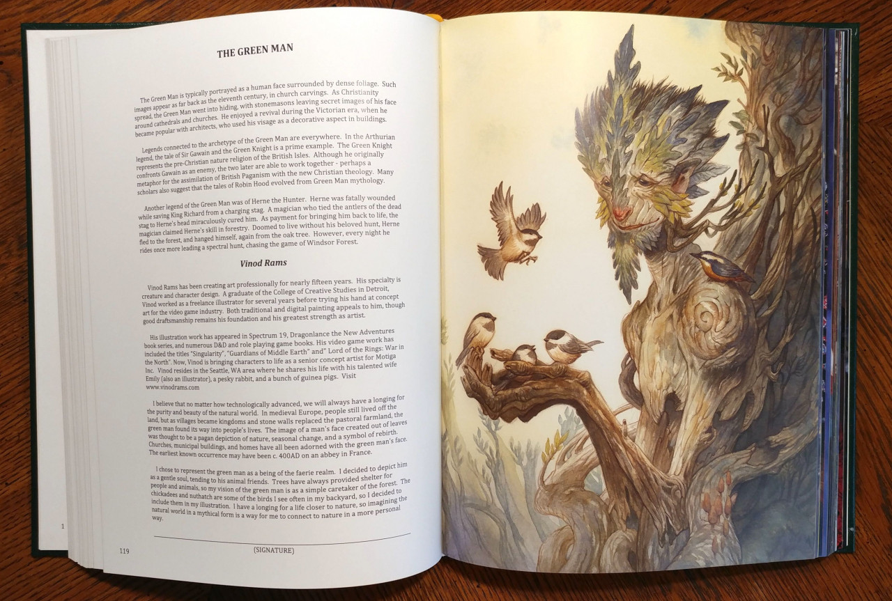 Beautiful full color illustrations and prose descriptions