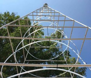 The SJ Galactic Tower from Below